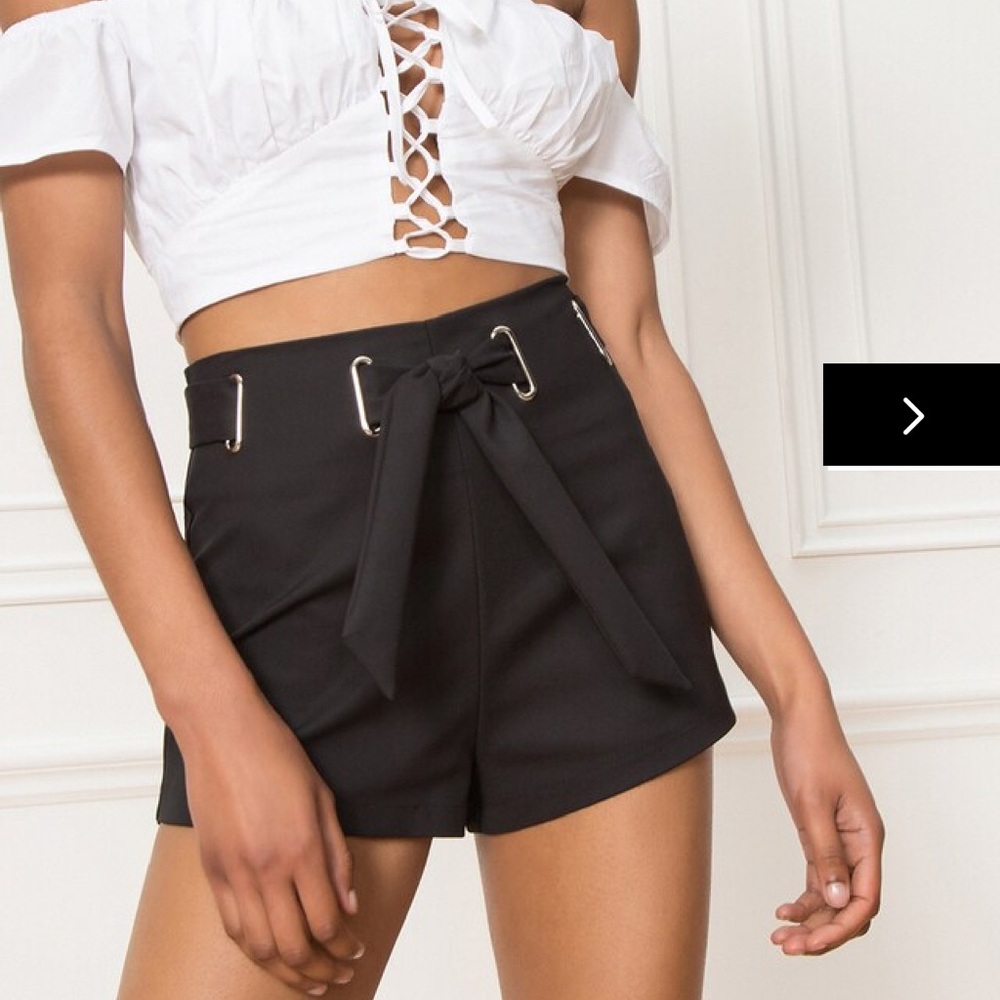 Superdown x Chantel Jeffries Lauren Belted Shorts